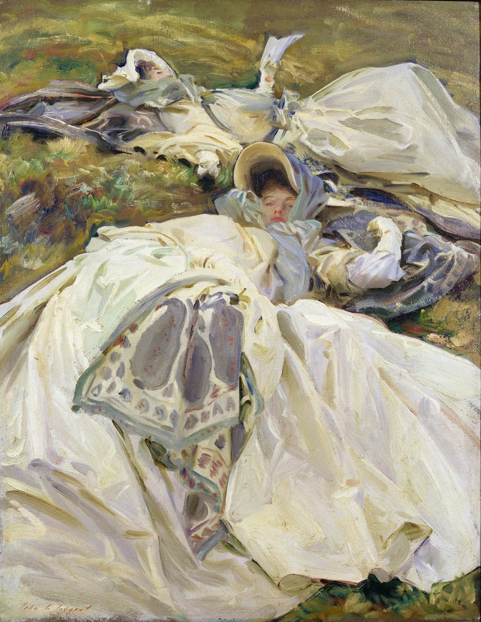 To hvide kjoler, 1911 af John Singer Sargent