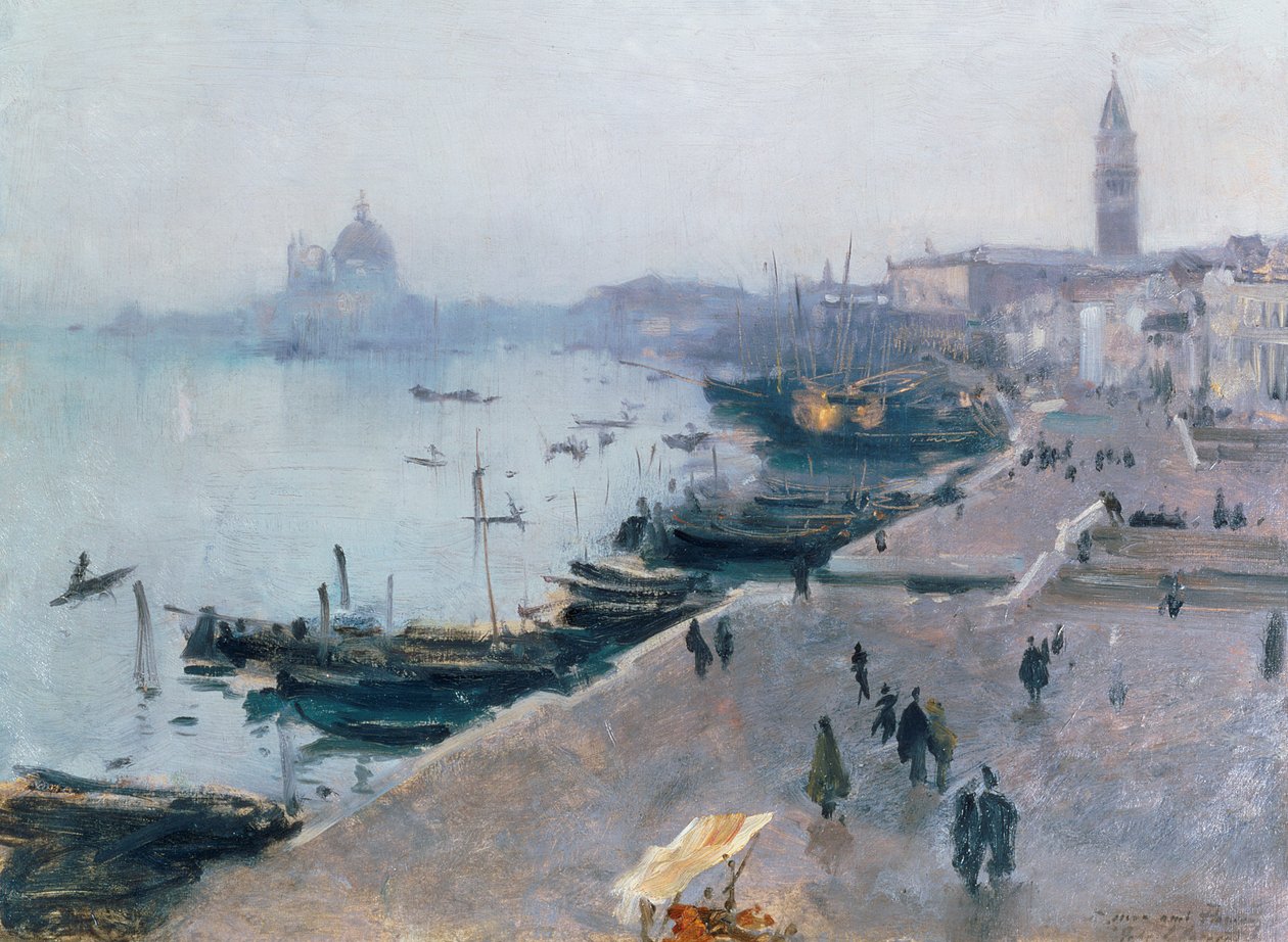 Venedig i gråt vejr af John Singer Sargent