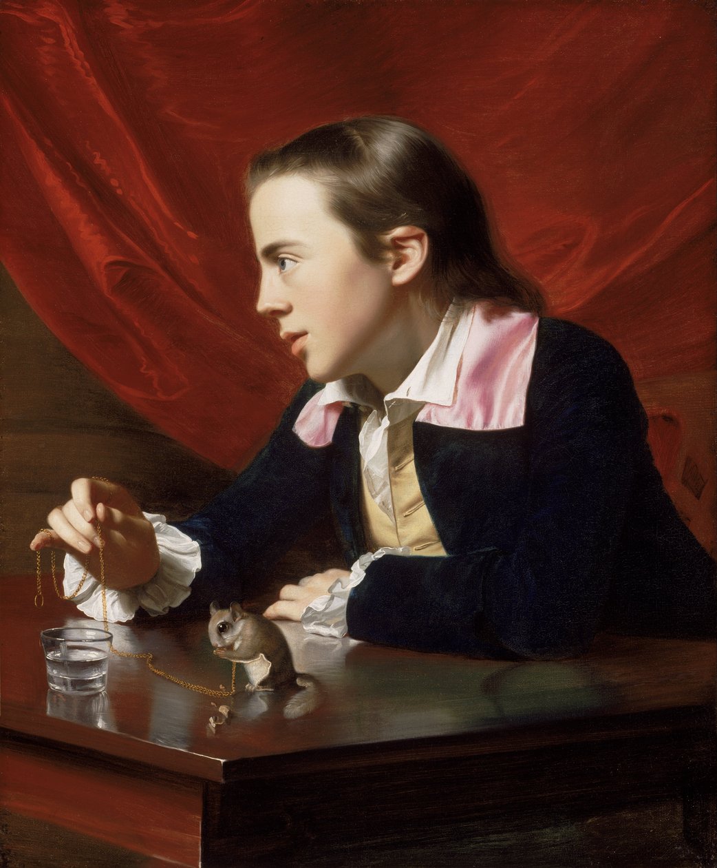 En dreng med et flyvende egern (Henry Pelham) af John Singleton Copley