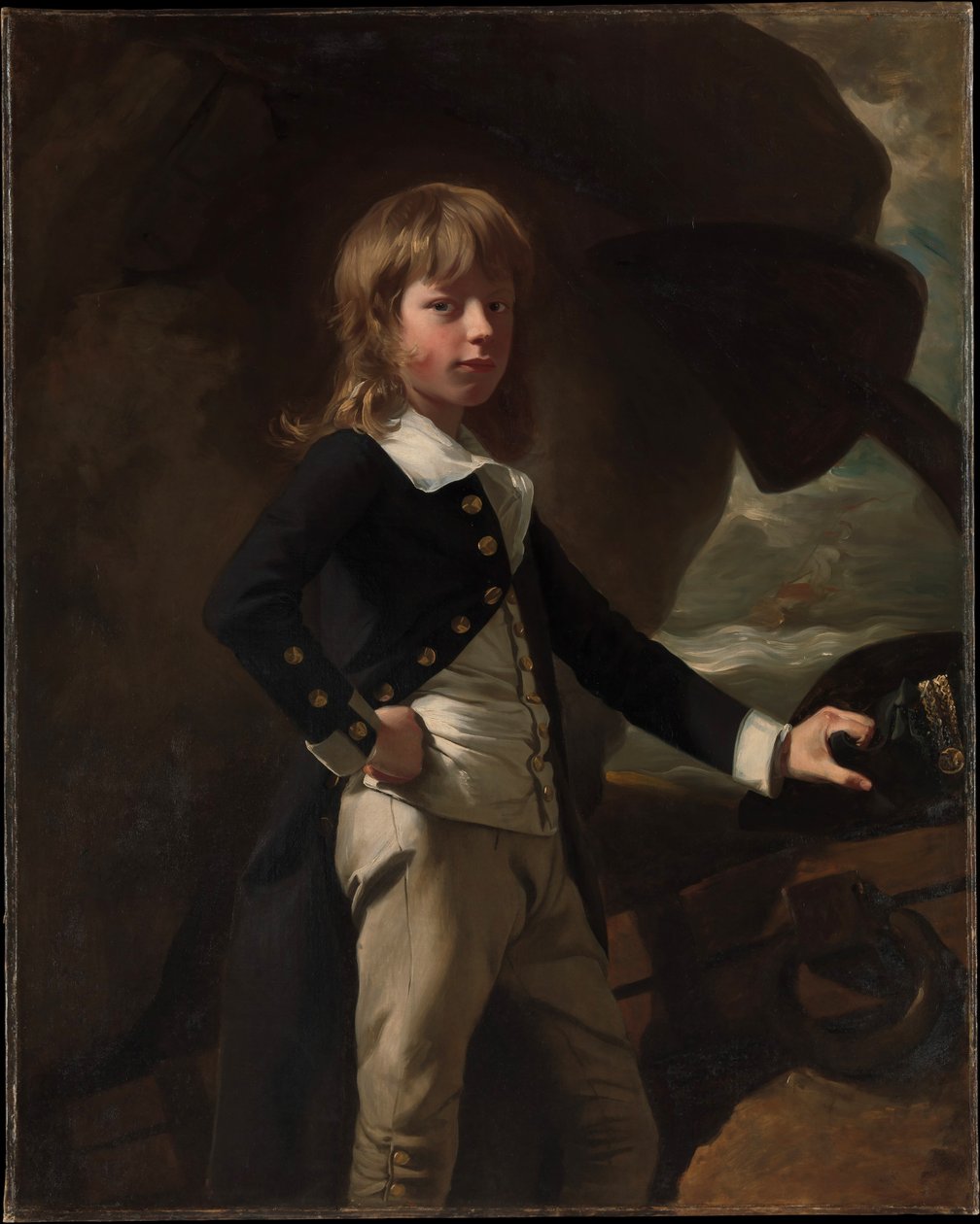 Midtskibsmand Augustus Brine af John Singleton Copley
