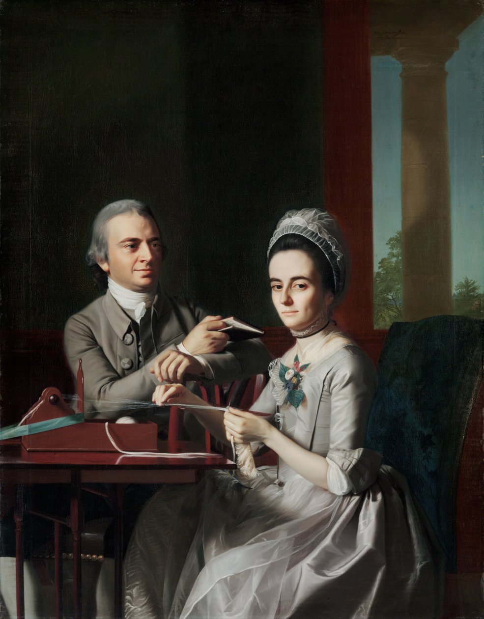 Portræt af hr. Og fru Thomas Mifflin (Sarah Morris) af John Singleton Copley