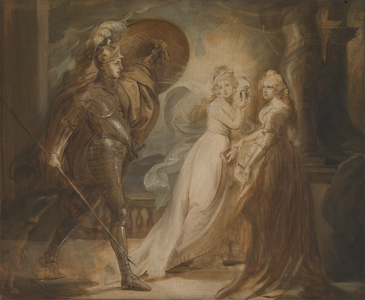 Undersøgelse til Røde Kors Ridder af John Singleton Copley