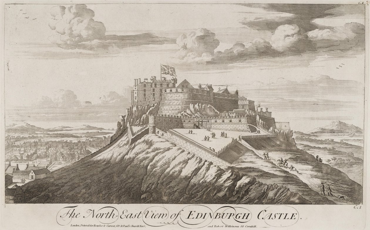 Edinburgh Castle John Slezer af John Slezer