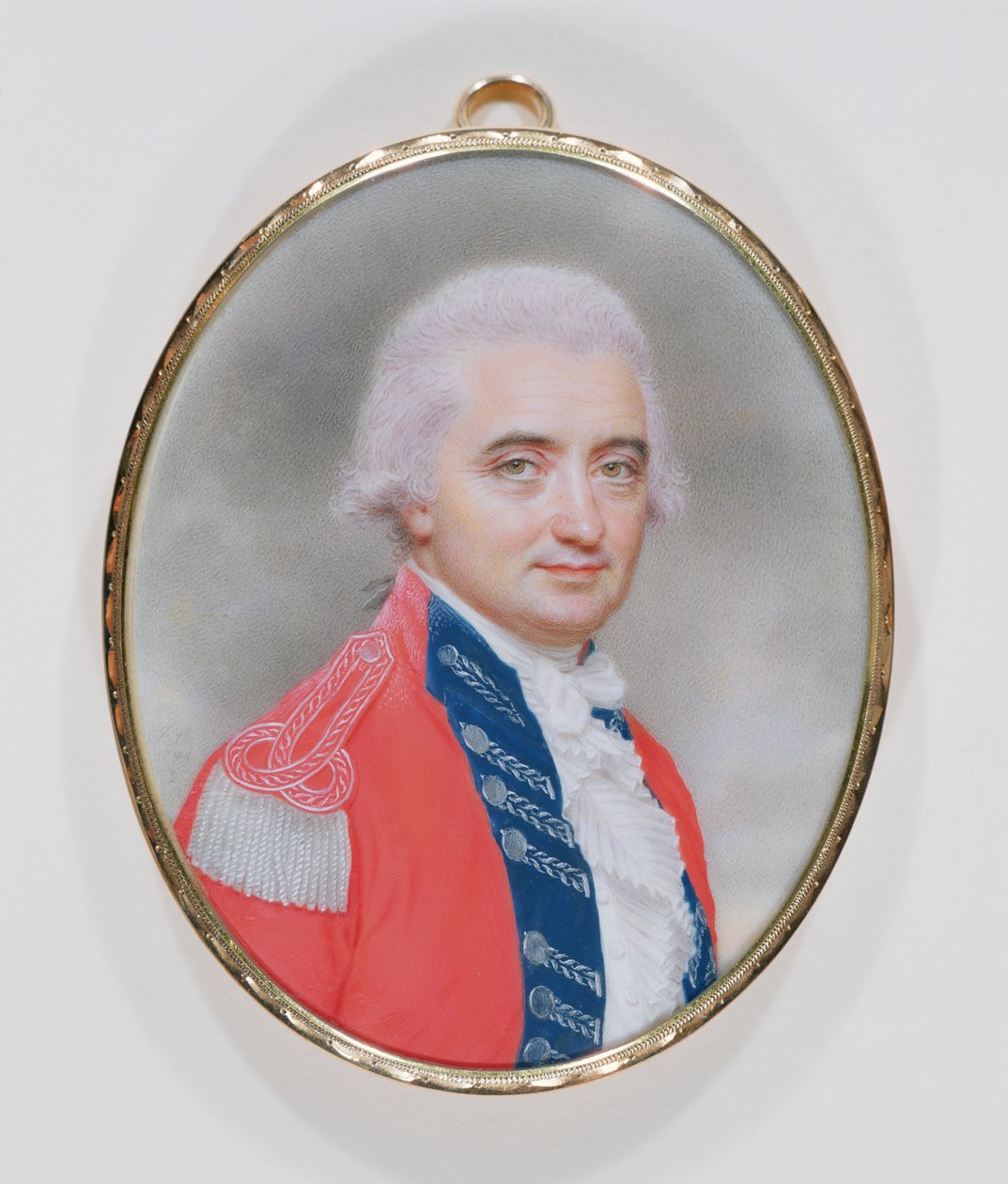 Generalmajor Sir Barry Close (d. 1813) 1794 (wc og gouache på elfenben) af John Smart