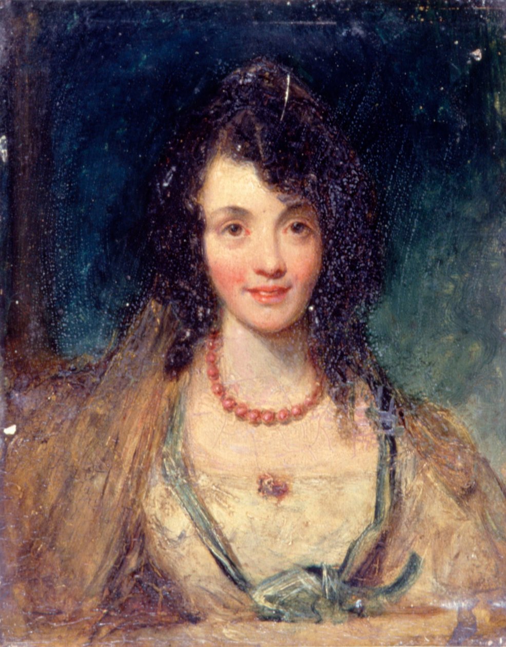 Portræt af en dame af John Smart II of Ipswich