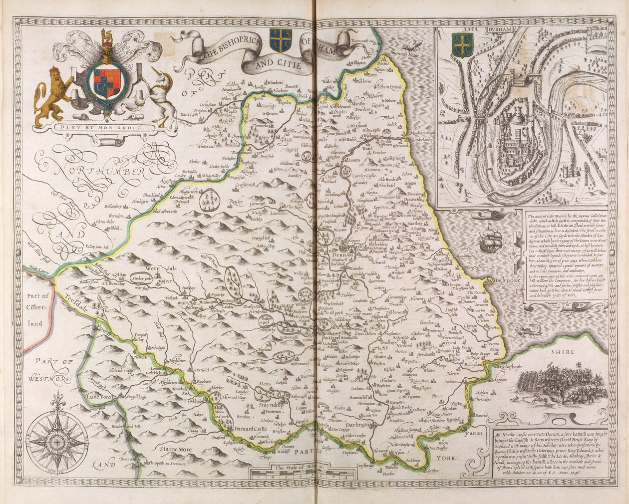 The Bishoprick and City of Durham, fra 