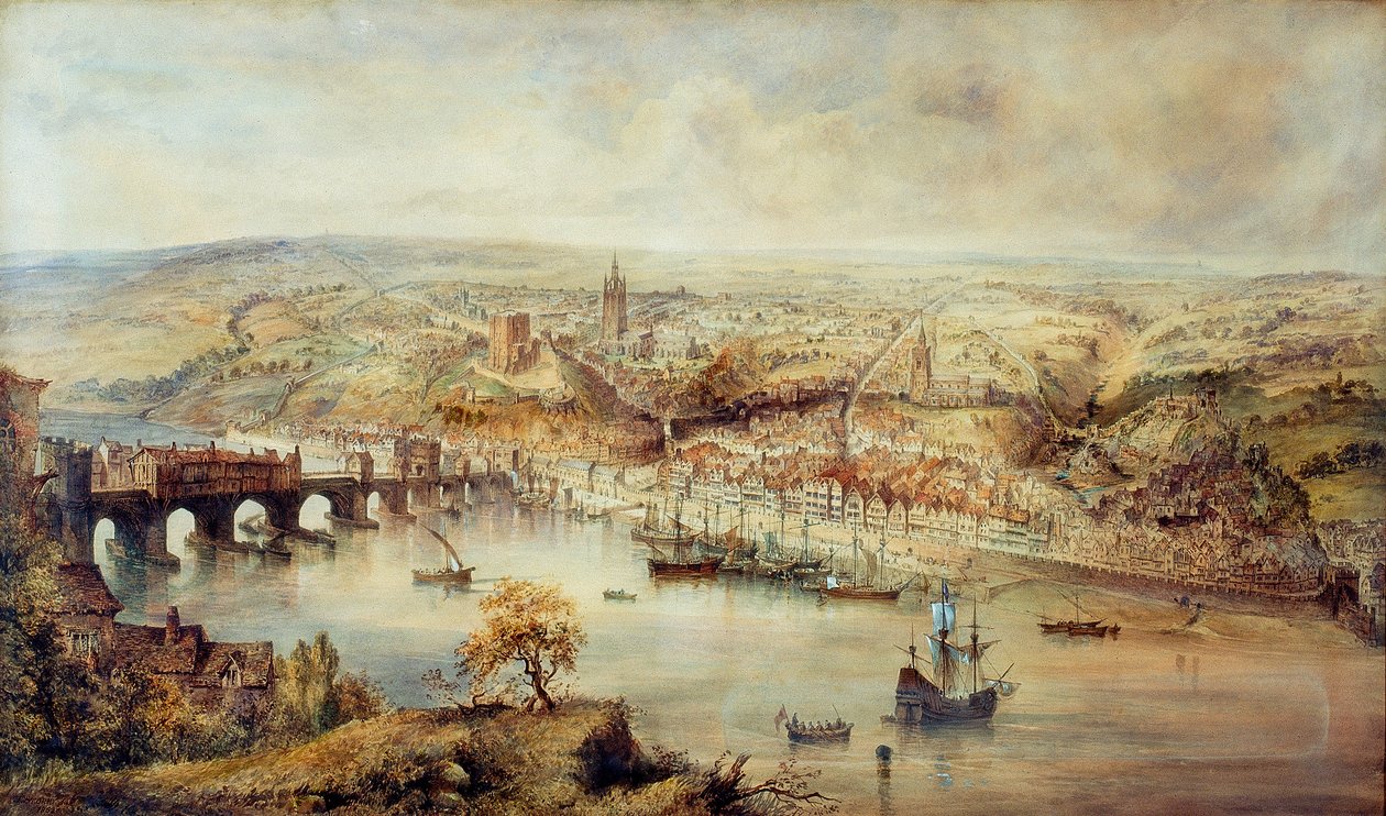Newcastle upon Tyne i dronning Elizabeths regeringstid (wc ombord) af John Storey