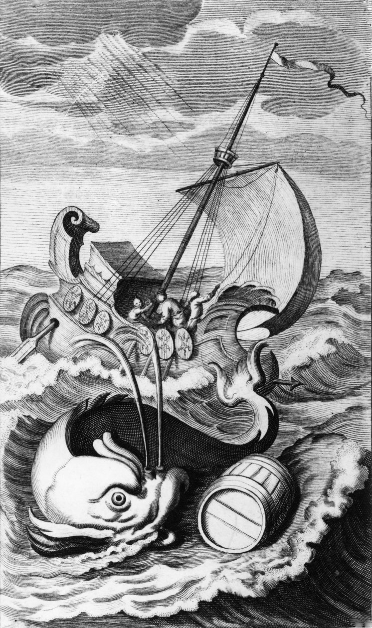 Illustration fra Swifts A Tale of Tub, 1704 af John Sturt