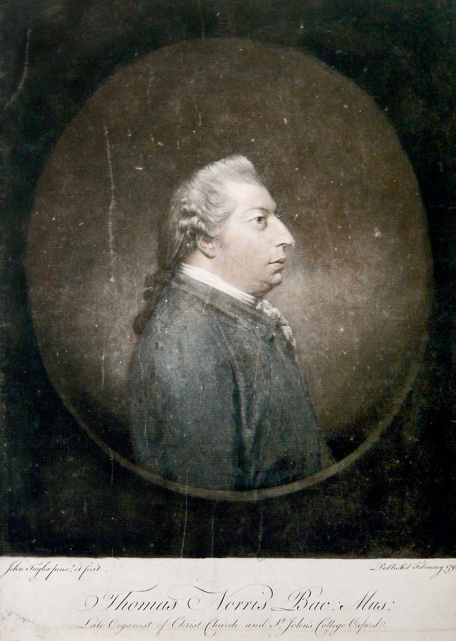 Thomas Norris, 1791 (håndkoloreret mezzotint) af John Taylor