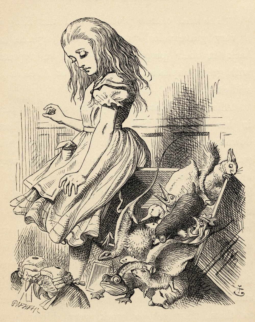 Kæmpe Alice forstyrrer juryboksen, fra 