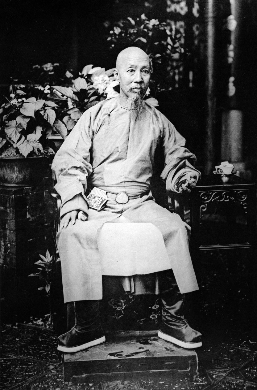 Jui-lin, generalguvernør for de to Kwang-provinser, ca. 1870-2 af John Thomson