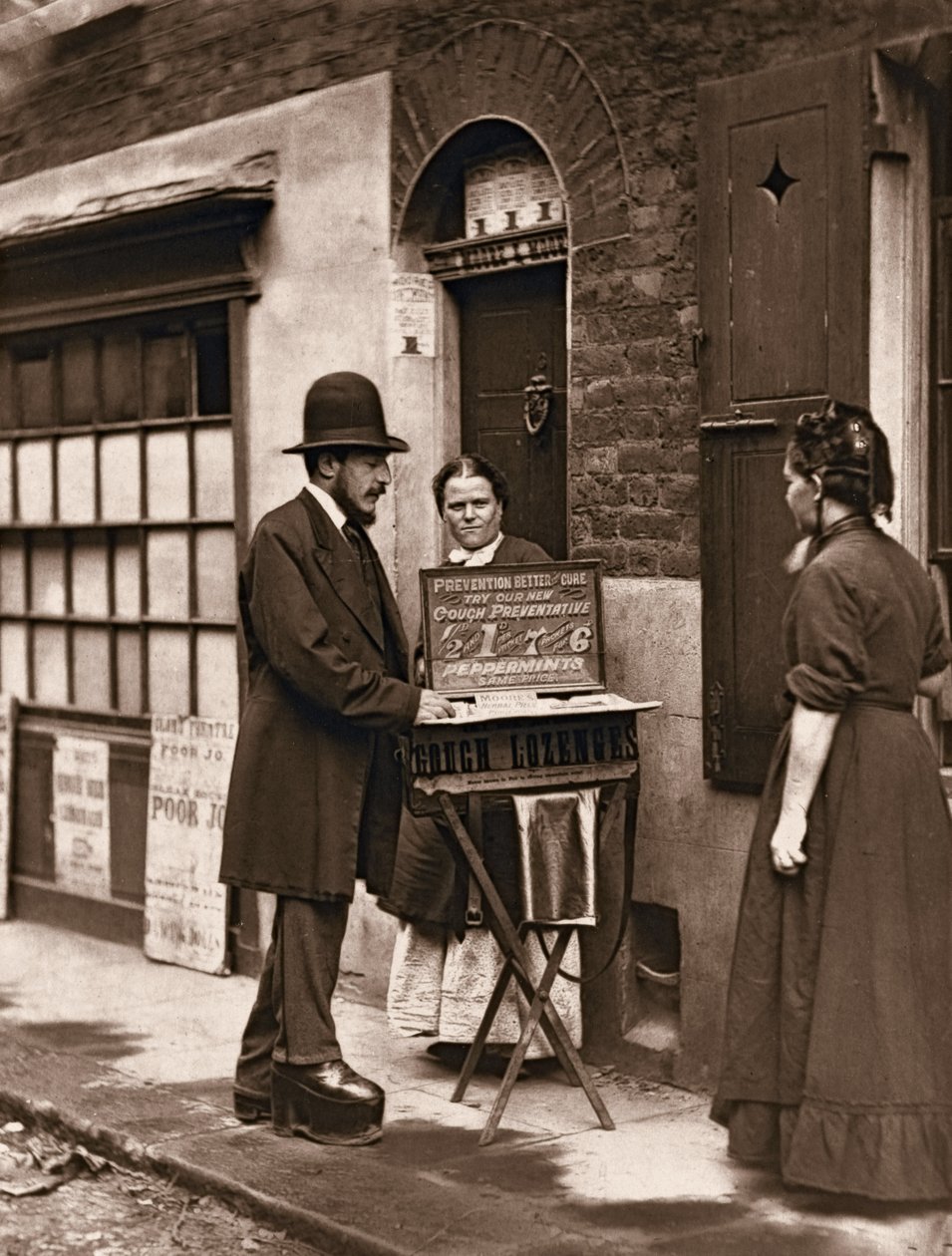 Gadedoktor, 1876-77 (woodburytype) af John Thomson