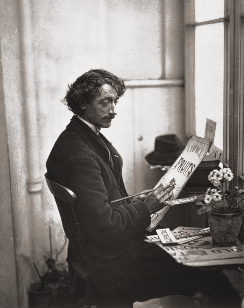 Kortforhandleren Tickets, fra "Street Life in London", af J. Thomson og Adolphe Smith, 1877 af John Thomson