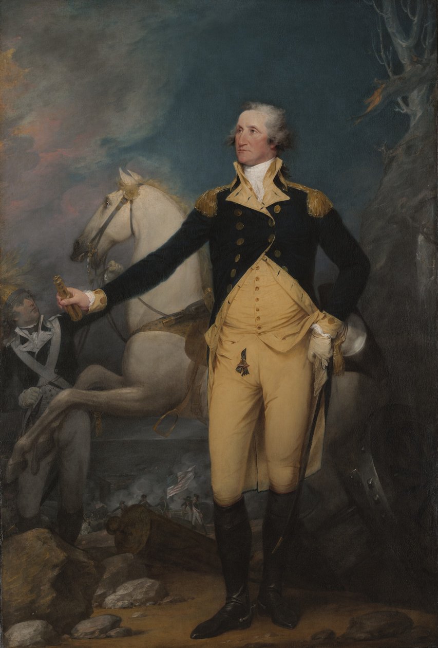 General George Washington i Trenton, 1792 af John Trumbull