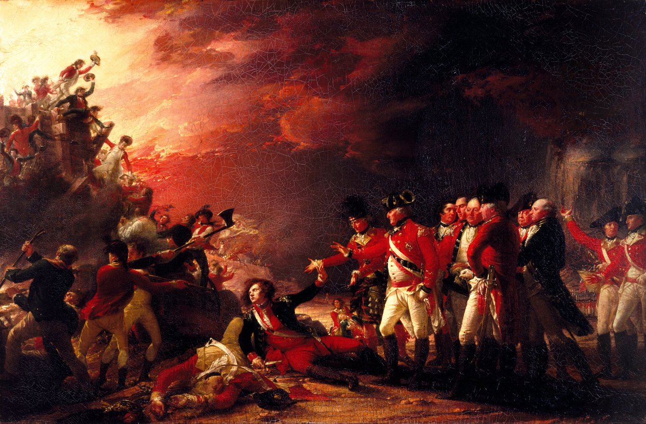 Udflugt fra garnisonen i Gilbraltar af John Trumbull