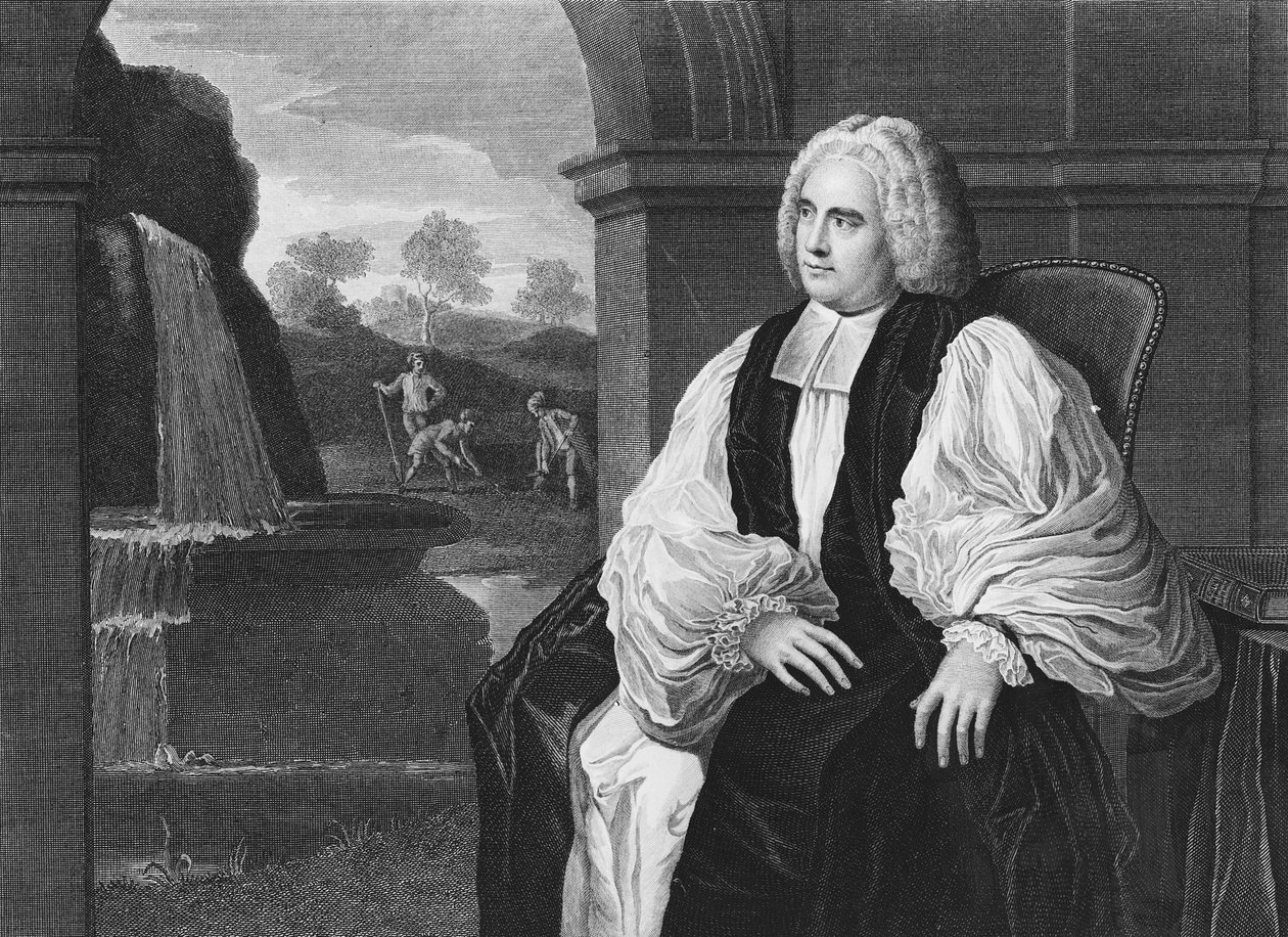 Den højærværdige George Berkeley, sen Lord Bishop of Cloyne i Irland, graveret af William Skelton, 1800 af John Vanderbank