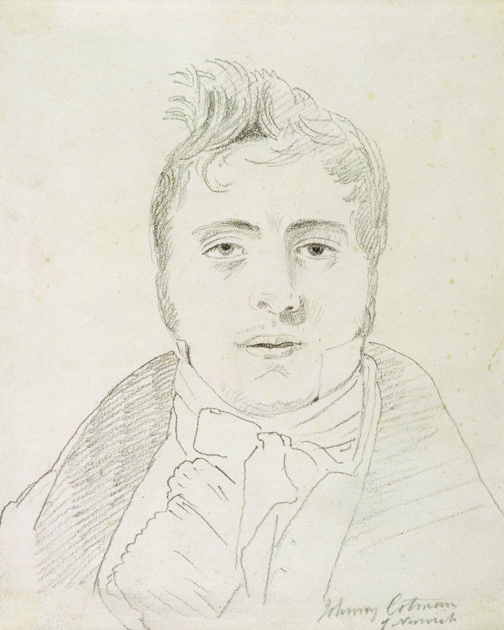 John Sell Cotman (1782-1842), 1810 (grafit på papir) af John Varley
