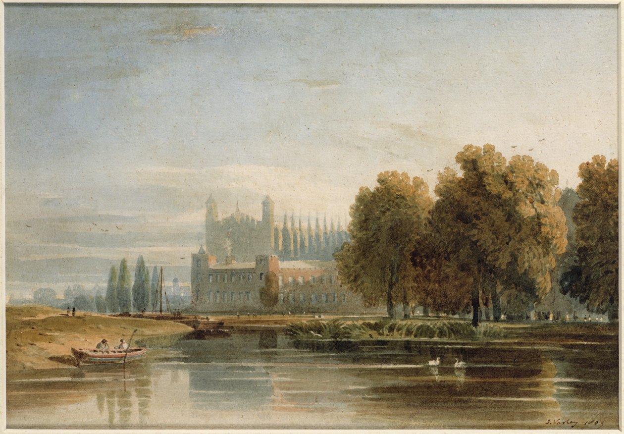 Udsigt over Eton College af John Varley