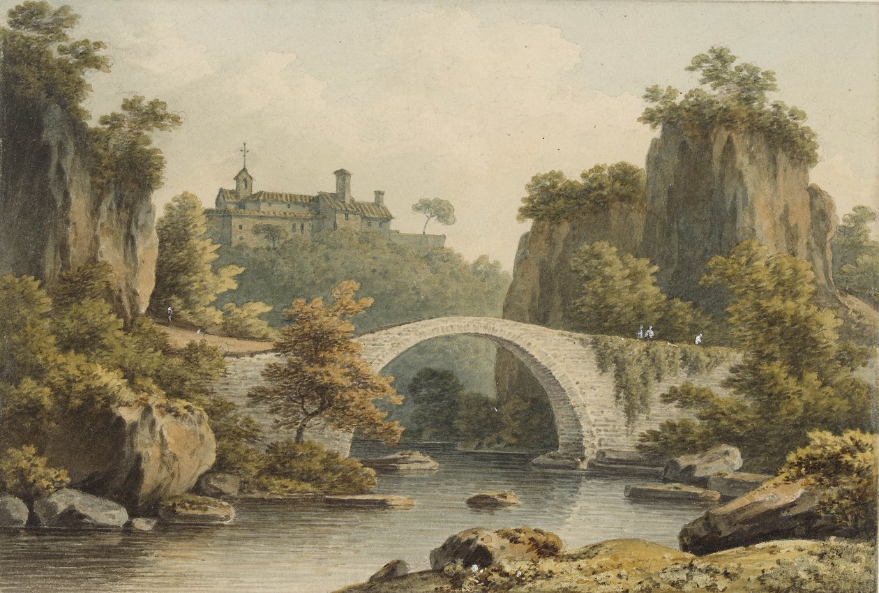 Udsigt over Civita Castellana af John Warwick Smith
