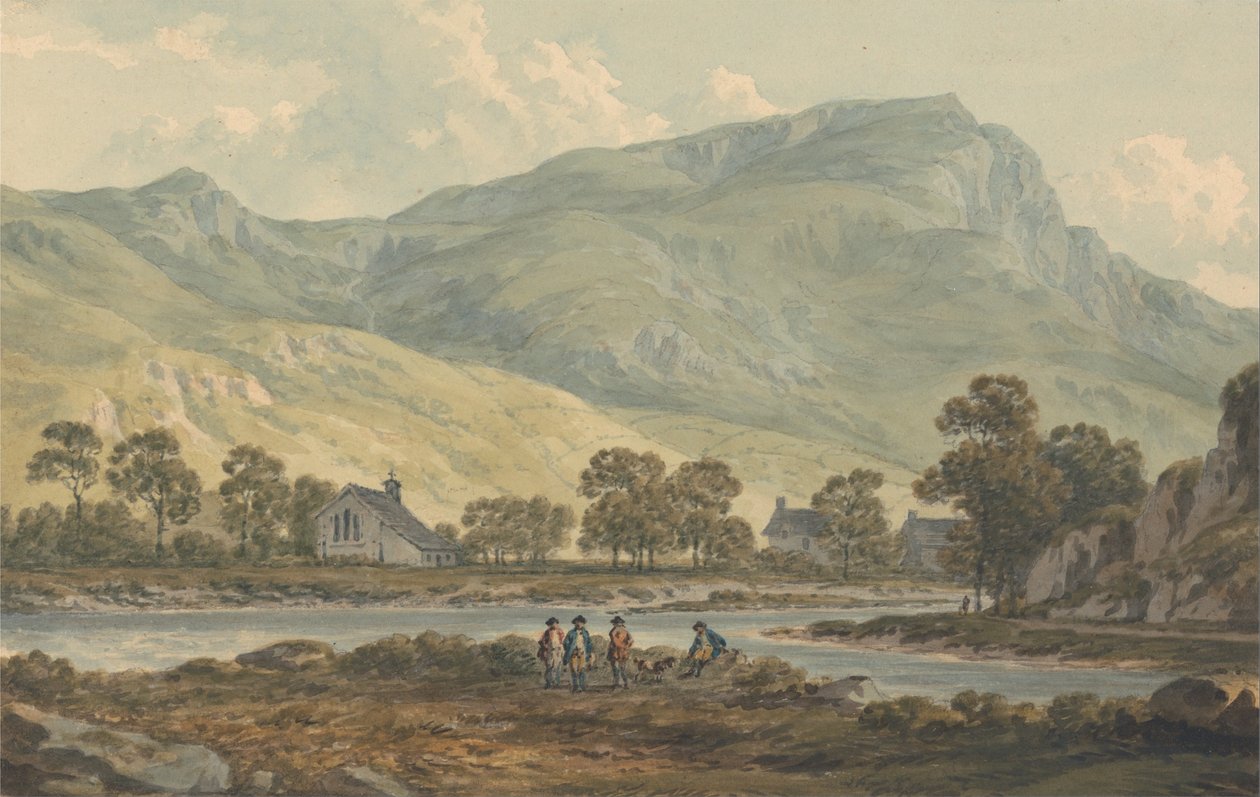 Priory of Beddgelert, Caernarvonshire af John Warwick Smith