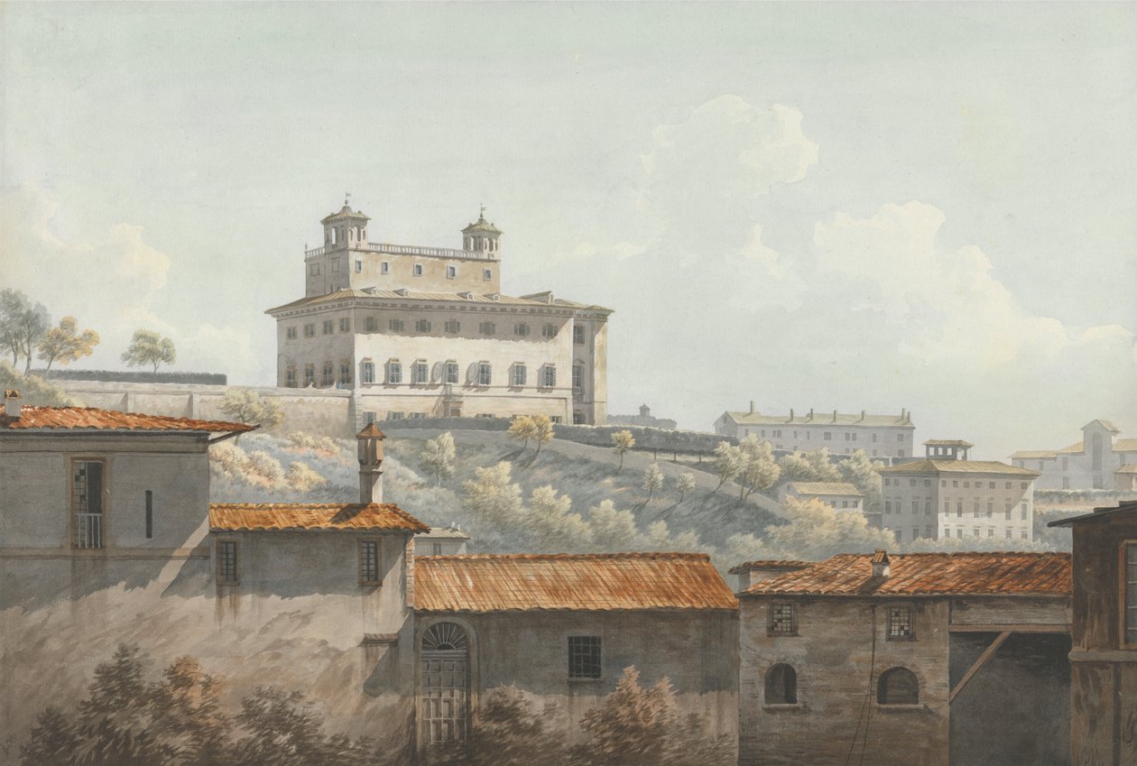 Villa Medici, Rom af John Warwick Smith