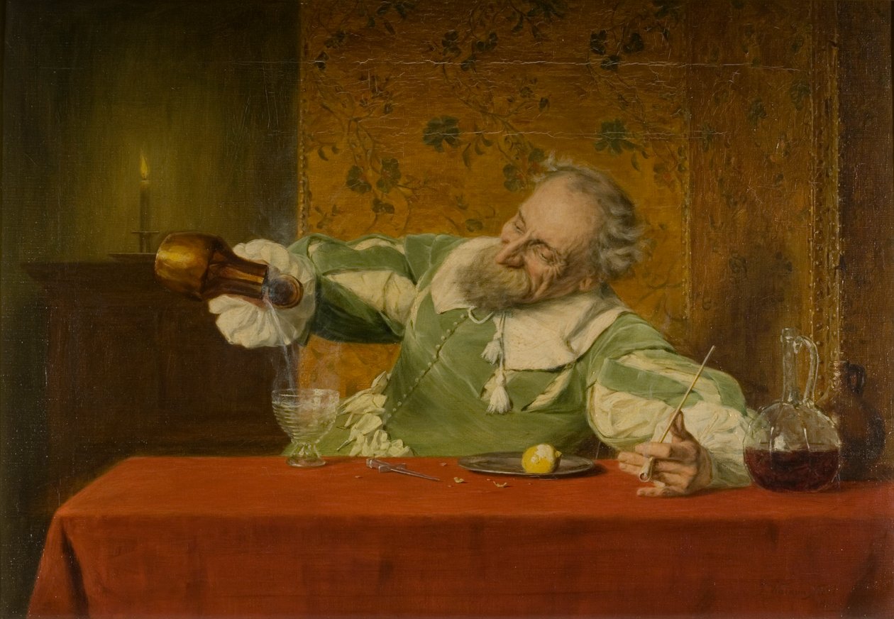 En nathætte, 1880 af John Watson Nicol