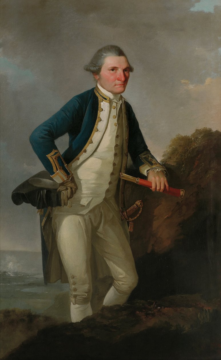 Portræt af kaptajn James Cook af John Webber
