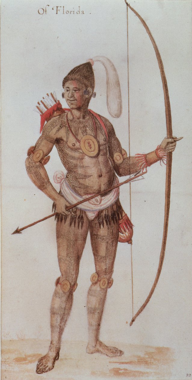 Indian Man of Florida af John White