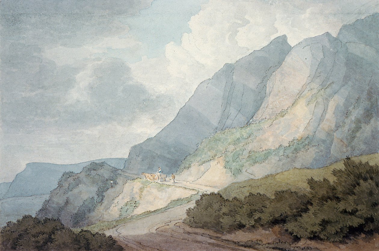 Mellem Lyme Regis og Charmouth af John White Abbott