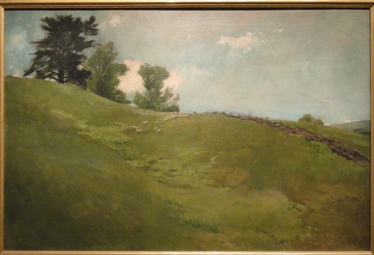 Landskab, Cornish, N.H. af John White Alexander