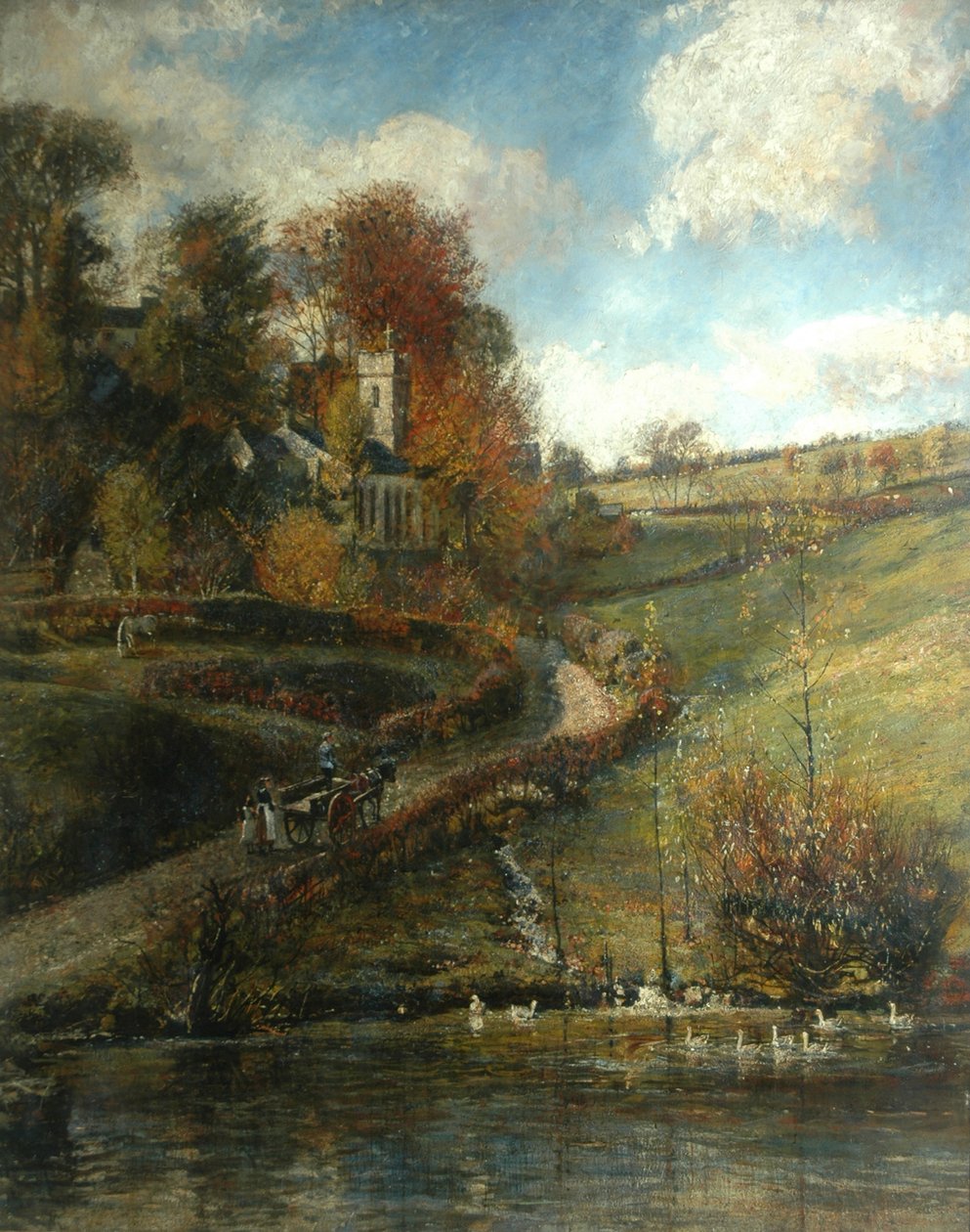 Lindale Kirke af John William Buxton Knight
