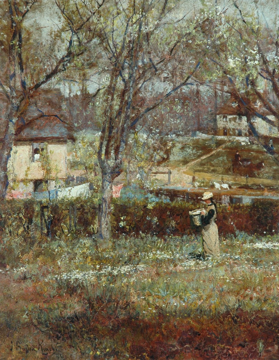 Landlig Scene af John William Buxton Knight