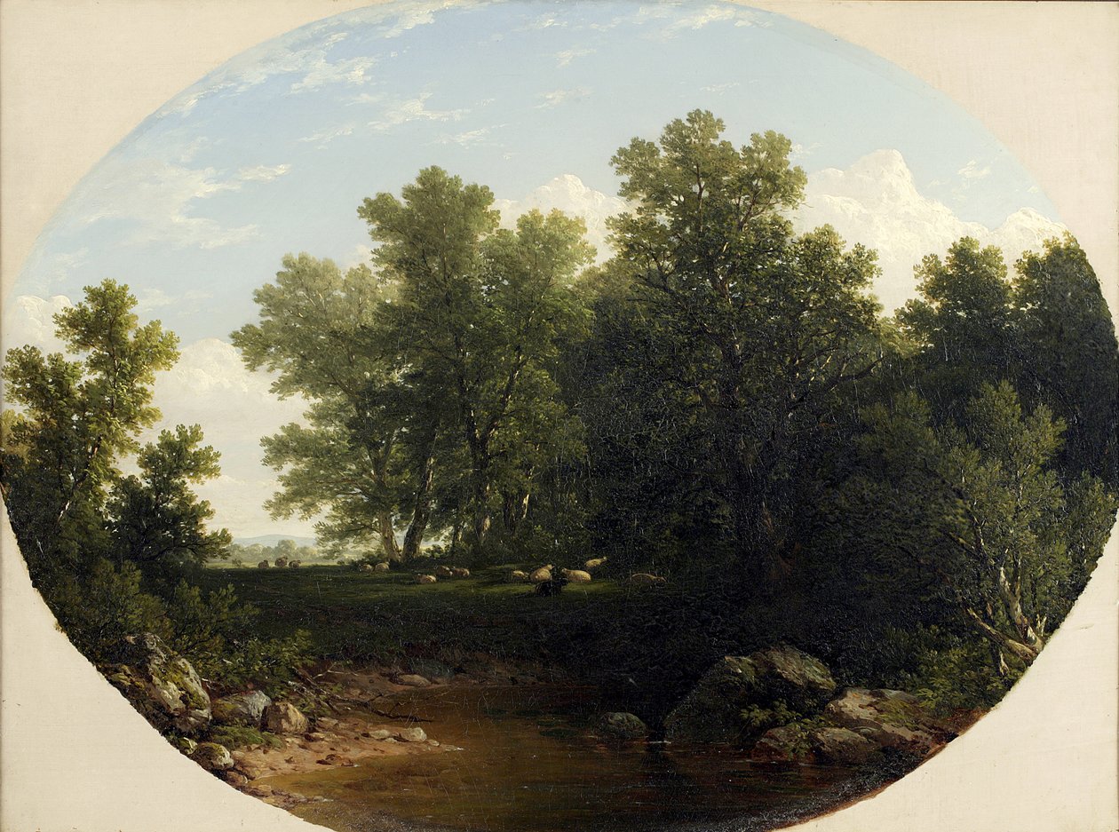 Landskab, 1852 af John William Casilear