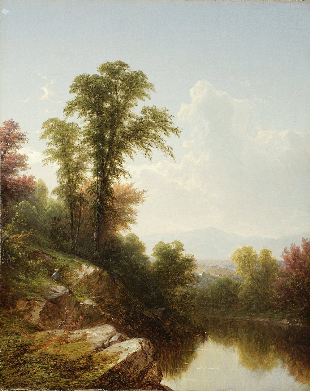 River Scene, Catskill, 1861 af John William Casilear