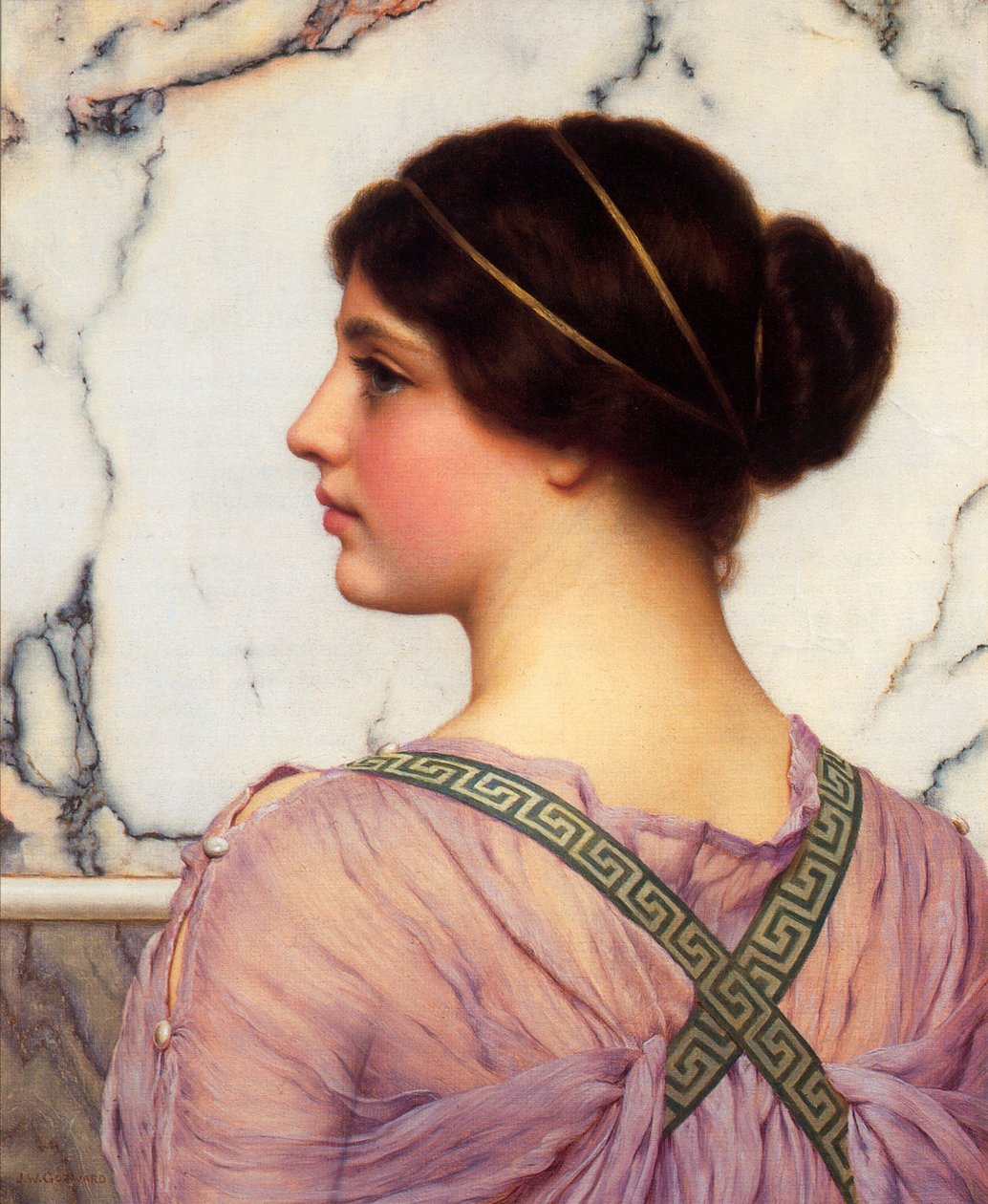 En græsk dejlig af John William Godward