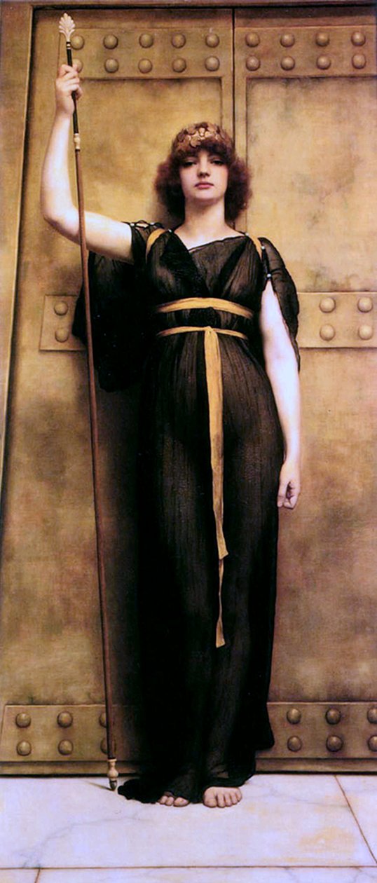 En præstinde af John William Godward