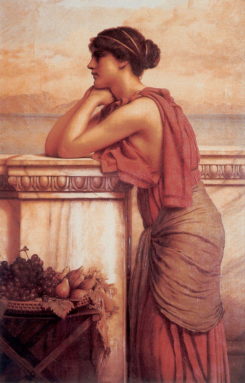 Ved vejen af John William Godward