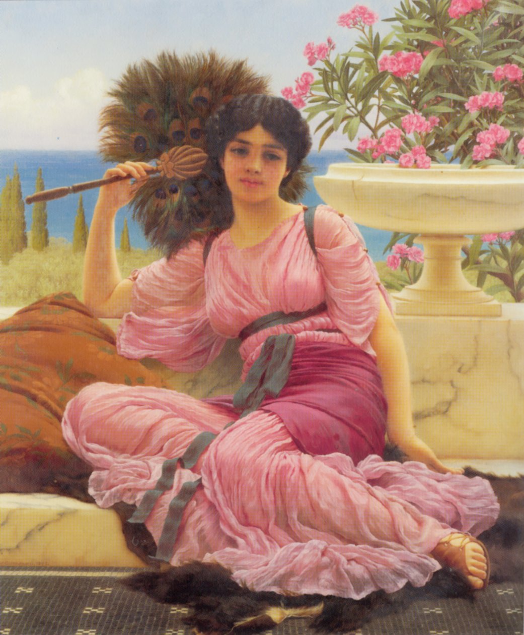 Flabellifera af John William Godward