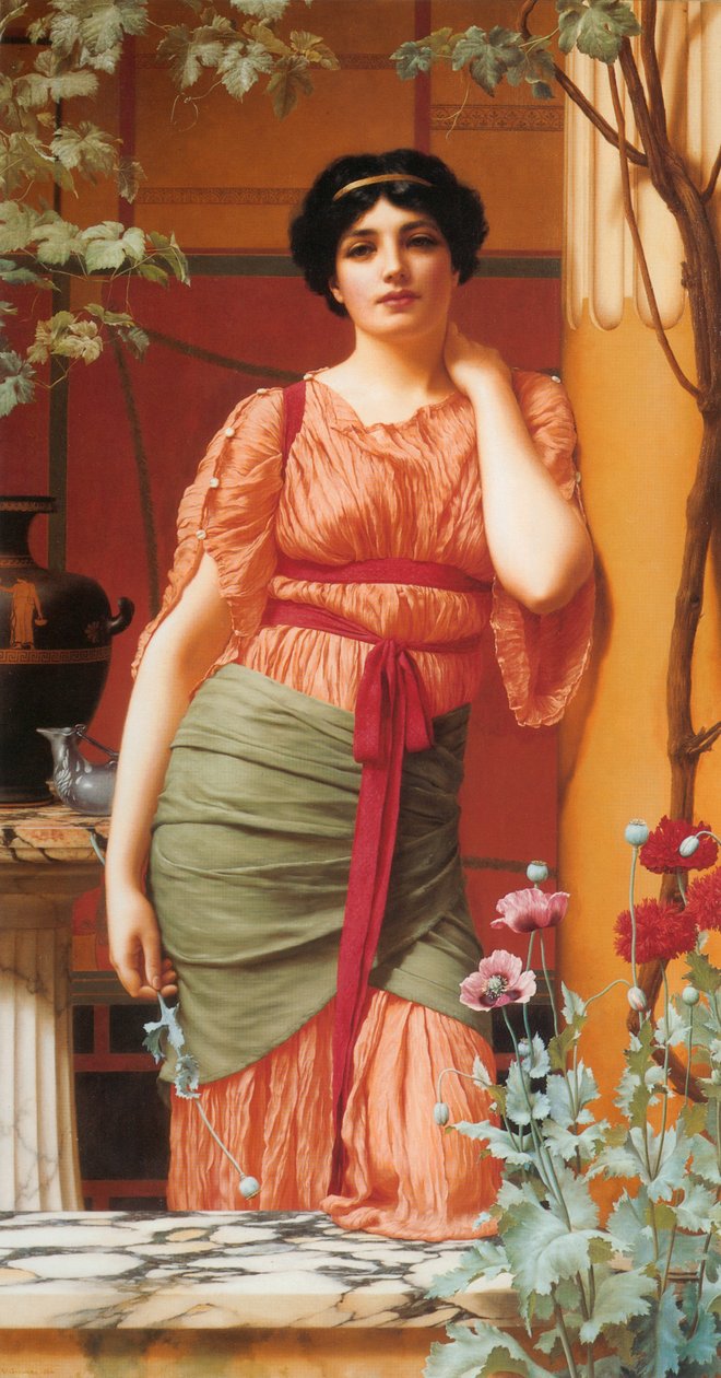 Nerissa af John William Godward