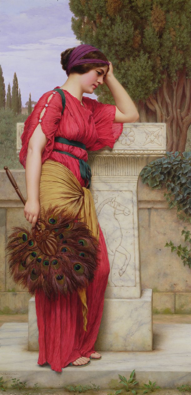 Den eftertænksomme af John William Godward