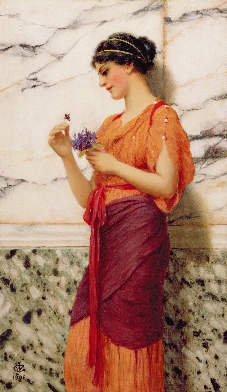 Violer, 1908 af John William Godward