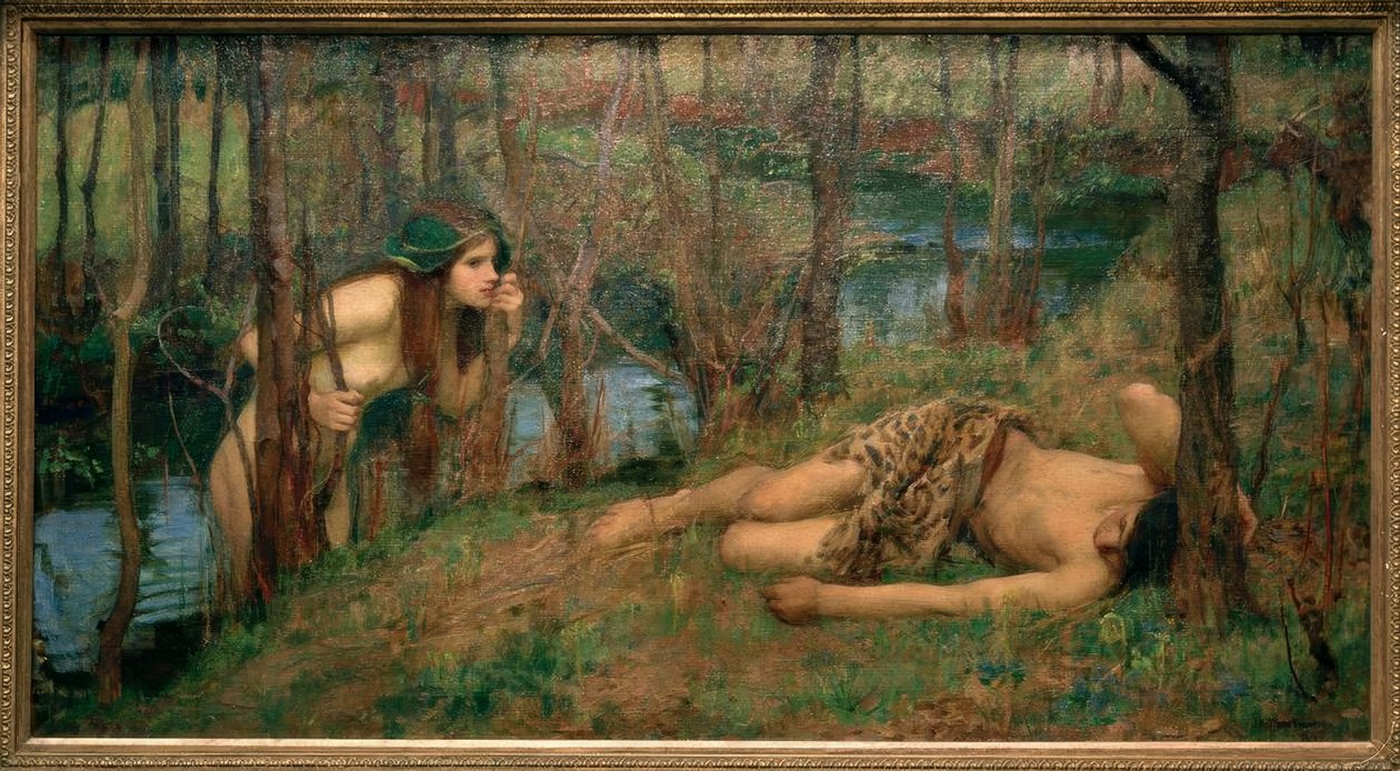 En Naiad af John William Waterhouse