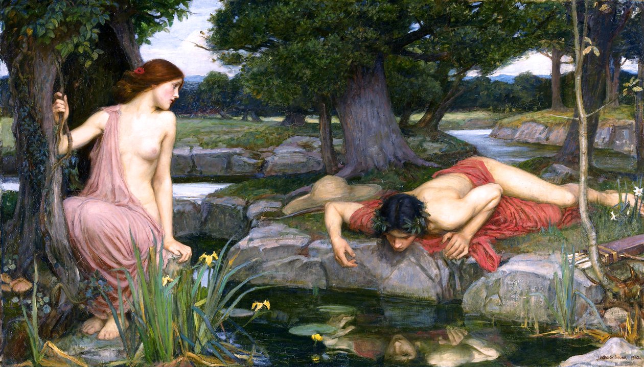 Echo and Narcissus af John William Waterhouse af John William Waterhouse