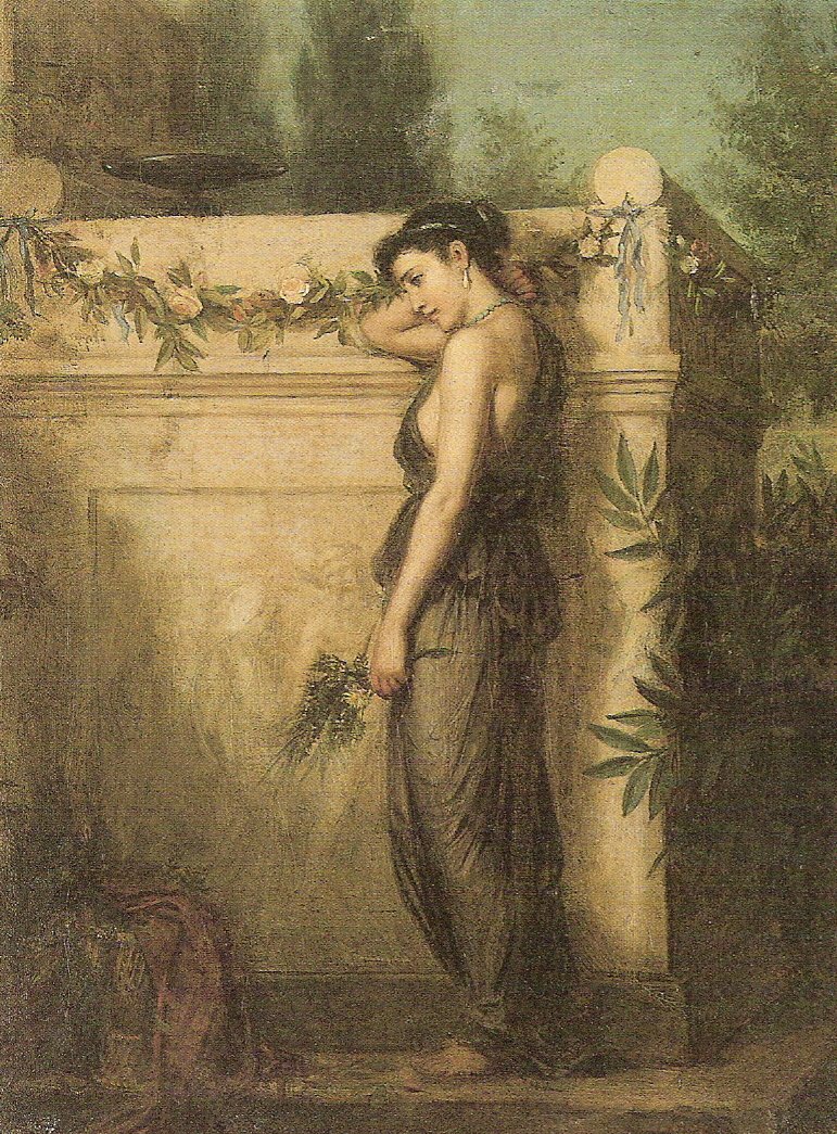 Borte, men ikke glemt af John William Waterhouse