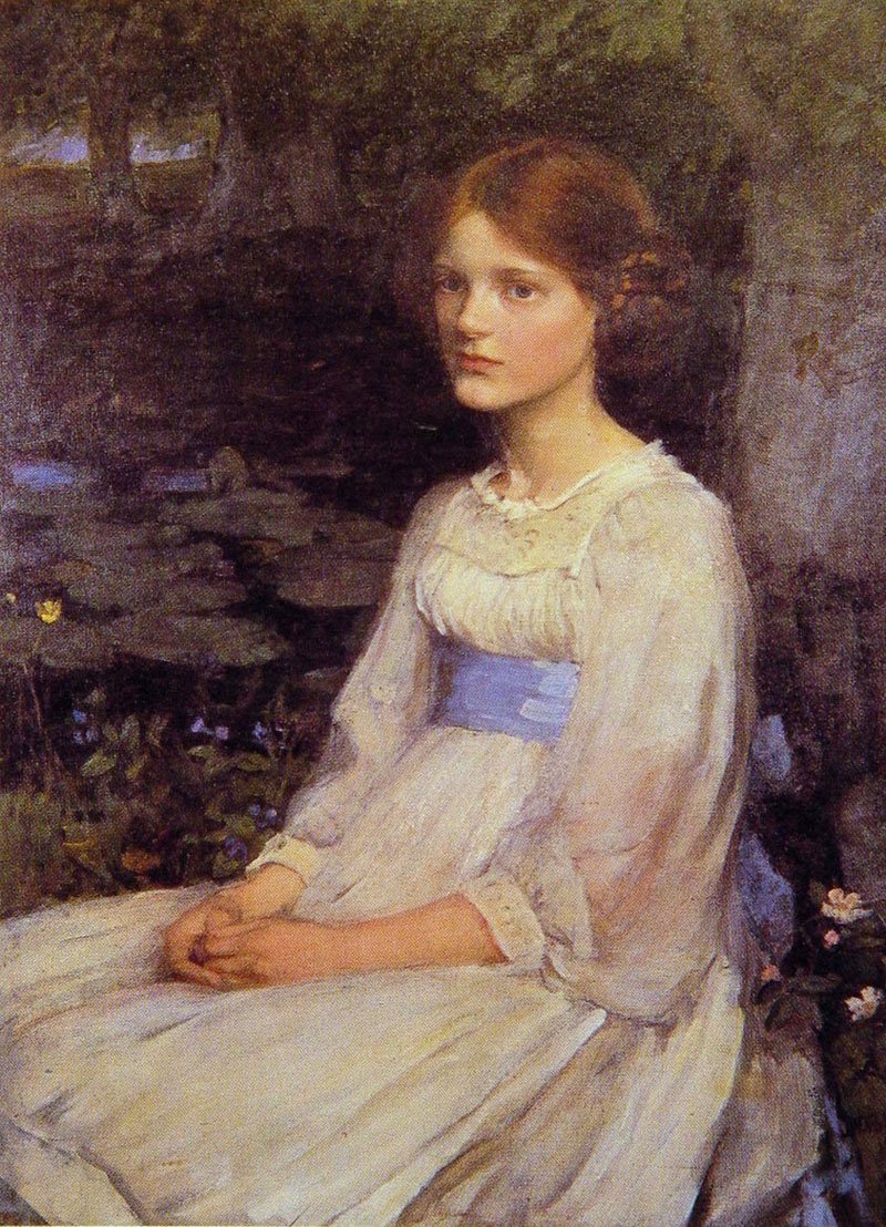Frøken Betty Pollock af John William Waterhouse