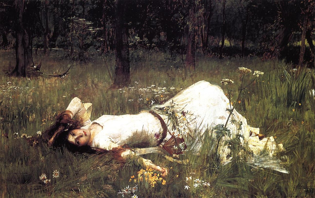 Ophelia af John William Waterhouse