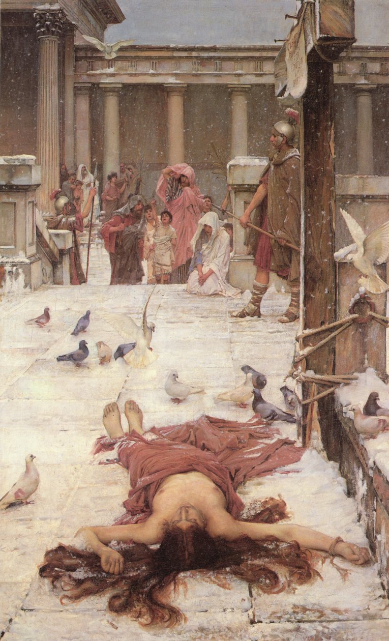 Saint Eulalia af John William Waterhouse
