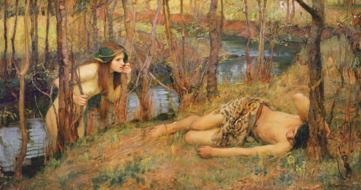 Naiaden, 1893 af John William Waterhouse