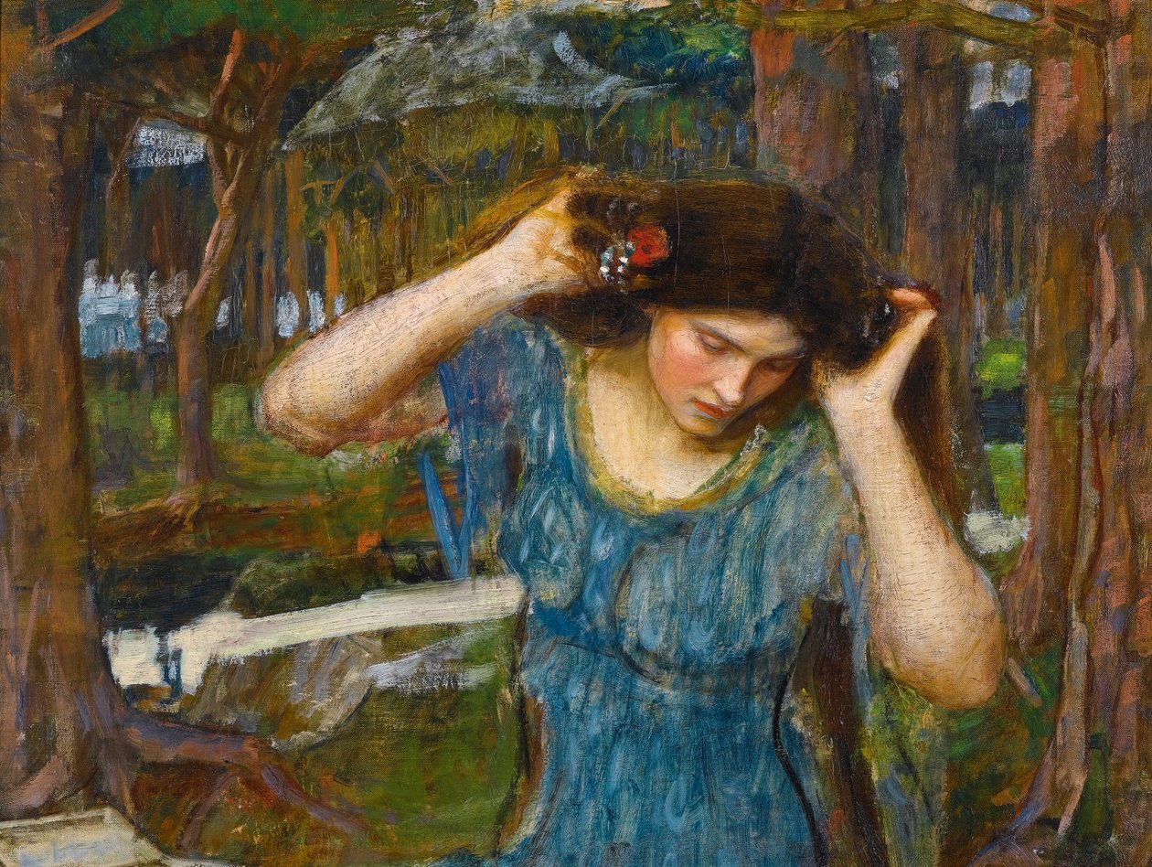 Vain Lamorna, et studie for Lamia af John William Waterhouse