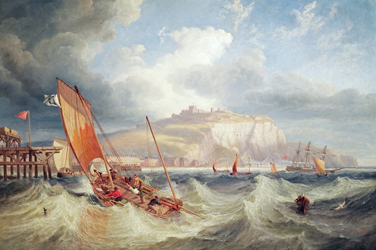 Dover, 1857 af John Wilson Carmichael